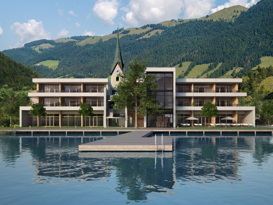 Nieuwe energie opdoen in de lente in Oostenrijk? Dit zijn onze tips! 6 das walchsee lakeside am fusse des zahmen kaisers c pott architekten.ingenieure das walchsee aktivresort 0 0