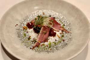 Grossarl hotel nesslerhof fine dining diner eend ©travelsbymonique