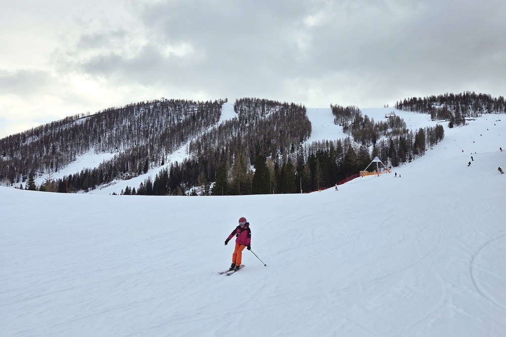 Hinterstoder - ruimte op de piste