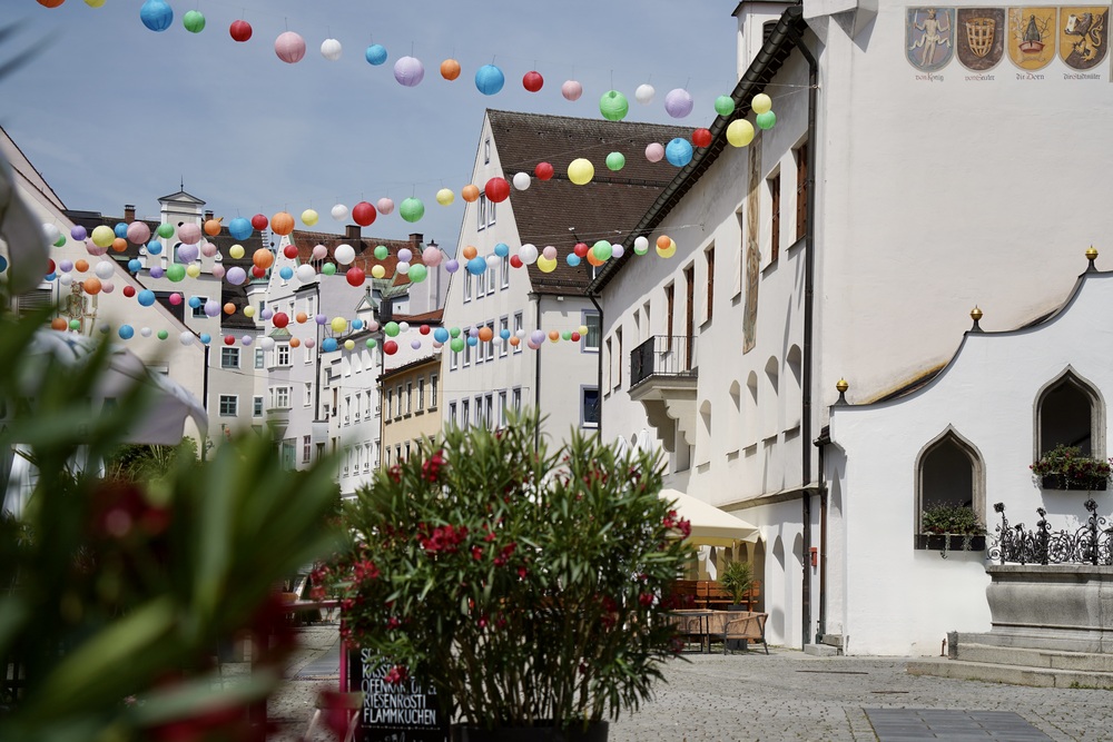 Allgäu Kempten gezellige binnenstad