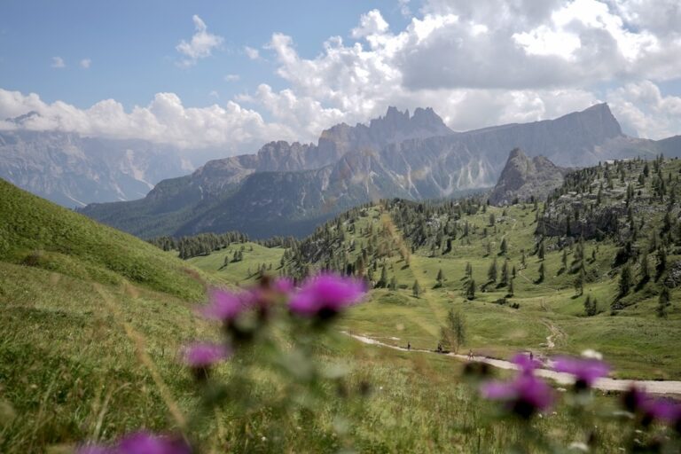 Italië Dolomieten uitzicht op Lagazuoi