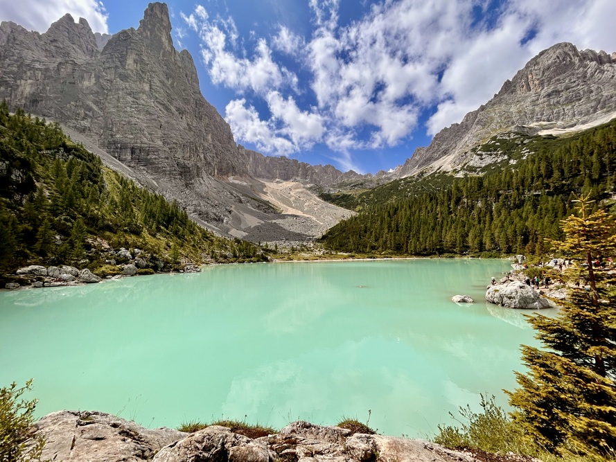 Italië Dolomieten Lago di Sorapis