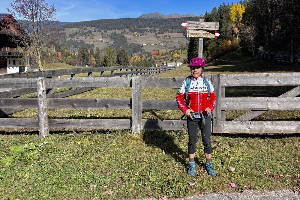 Fietsen via Niederdorf naar Pragser Wildsee