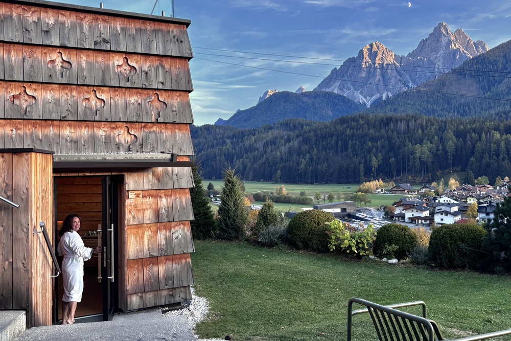 Wellness Naturhotel Leitlhof met uitzicht op de Dolomieten