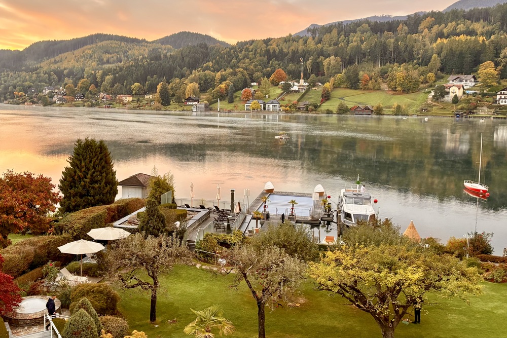 Millstätter See in de herfst | Verrassende belevenissen bij KOLLERs Hotel in Seeboden 5 KOLLERS hotel aan de Millstätter See bij zonsopkomst