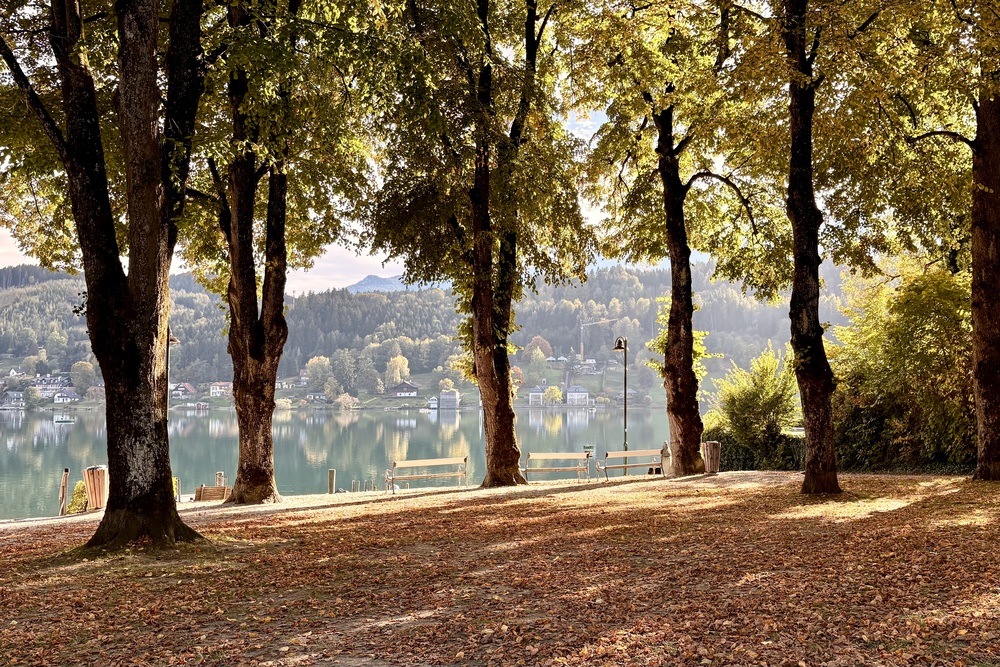 Millstätter See in de herfst | Verrassende belevenissen bij KOLLERs Hotel in Seeboden 13 parkje aan de Millstätter See