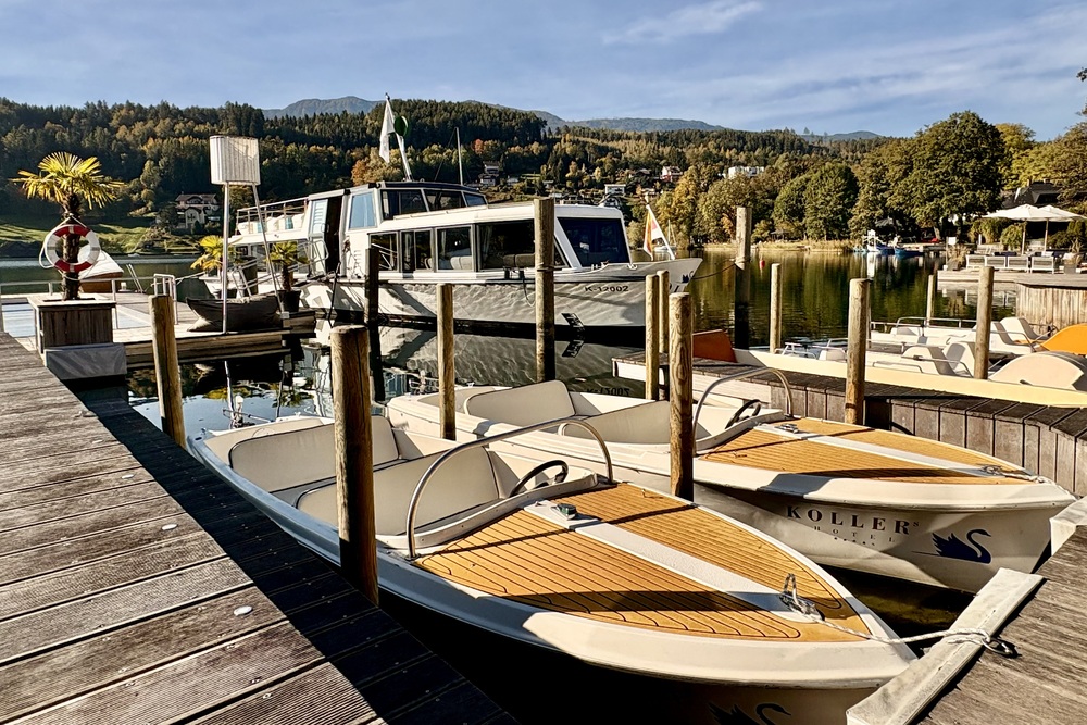 Millstätter See in de herfst | Verrassende belevenissen bij KOLLERs Hotel in Seeboden 9 Elektrobootje KOLLERs Millstätter See